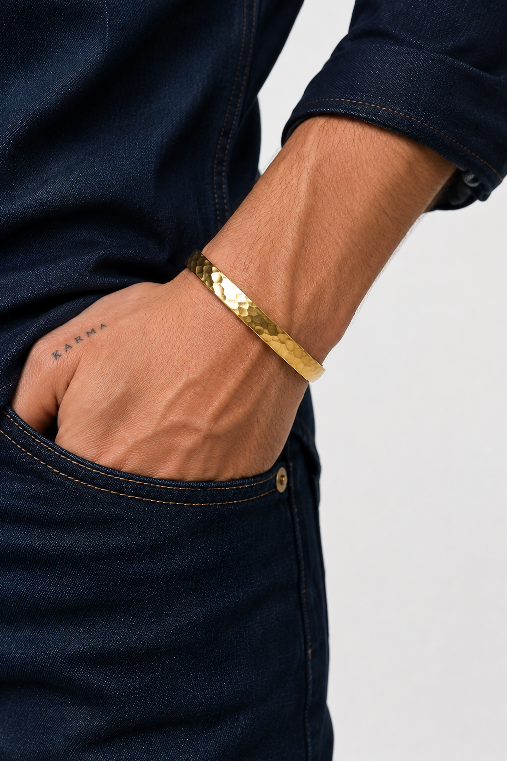 Hammered Small Size Kada