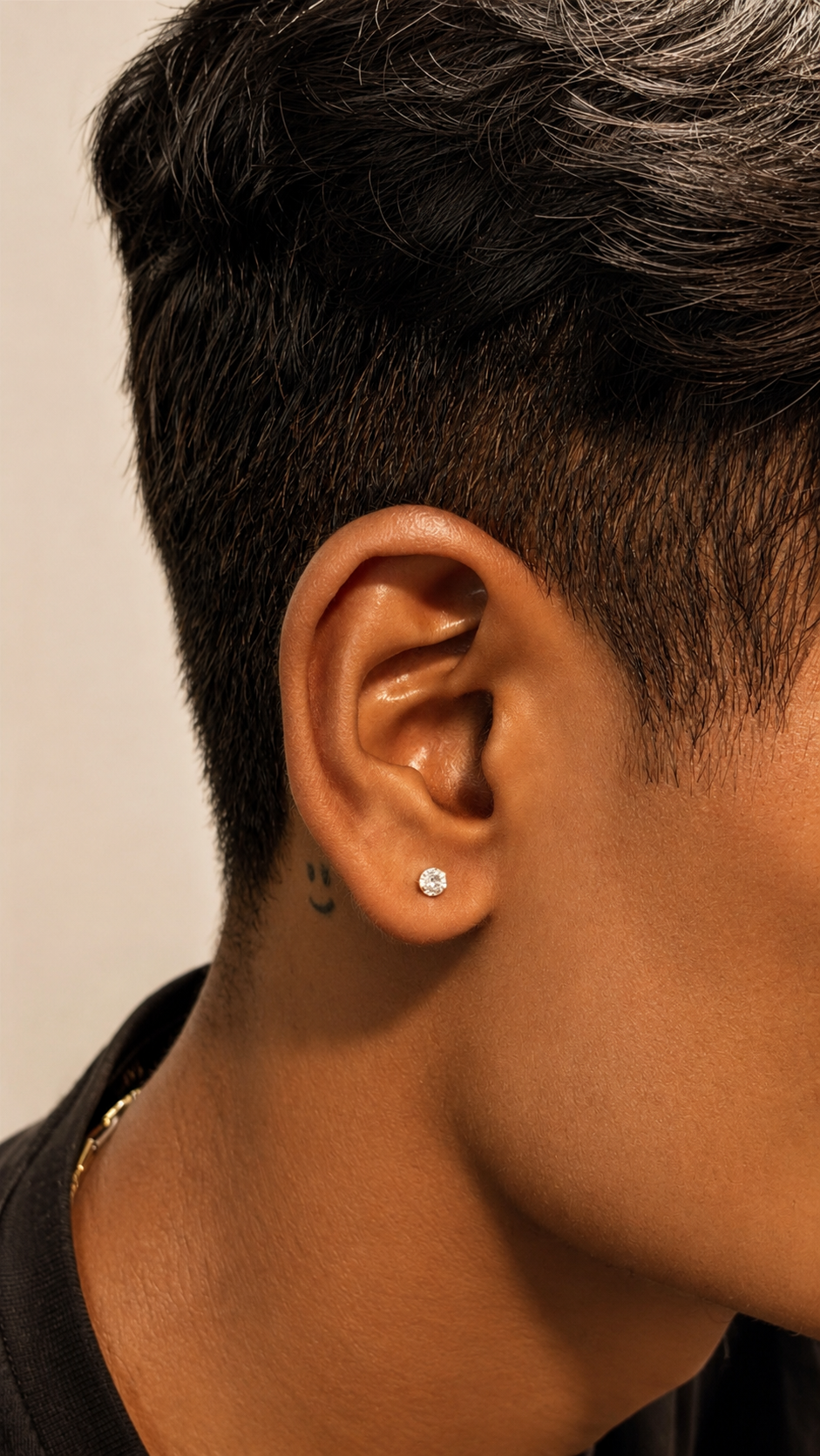 3 mm Gold Round Studs
