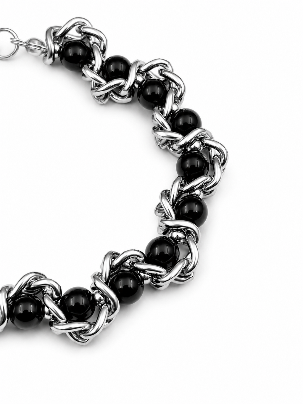 Fusion - Chain Bracelet- knot bracelet Black