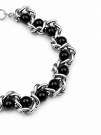 Fusion - Chain Bracelet- knot bracelet Black