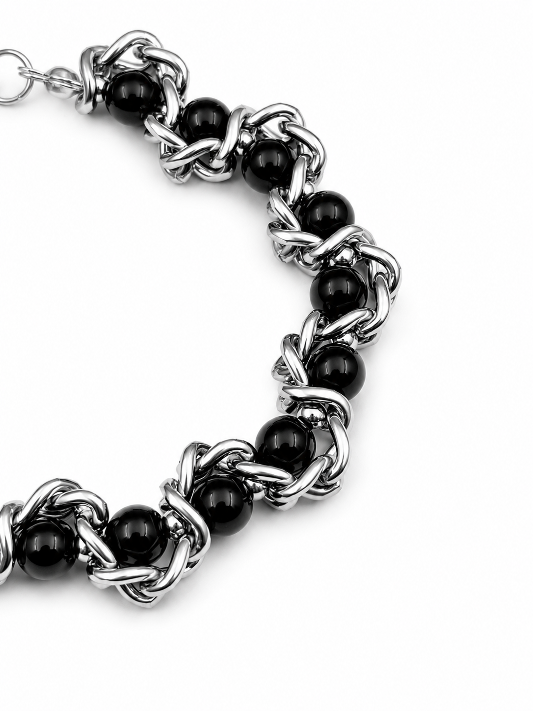 Fusion - Chain Bracelet- knot bracelet Black