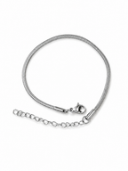 2 mm Snake Chain Bracelet- Unisex Size