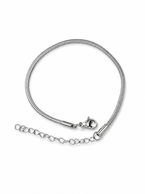 2 mm Snake Chain Bracelet- Unisex Size