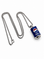 Cola - Pepsi Pendent Necklace